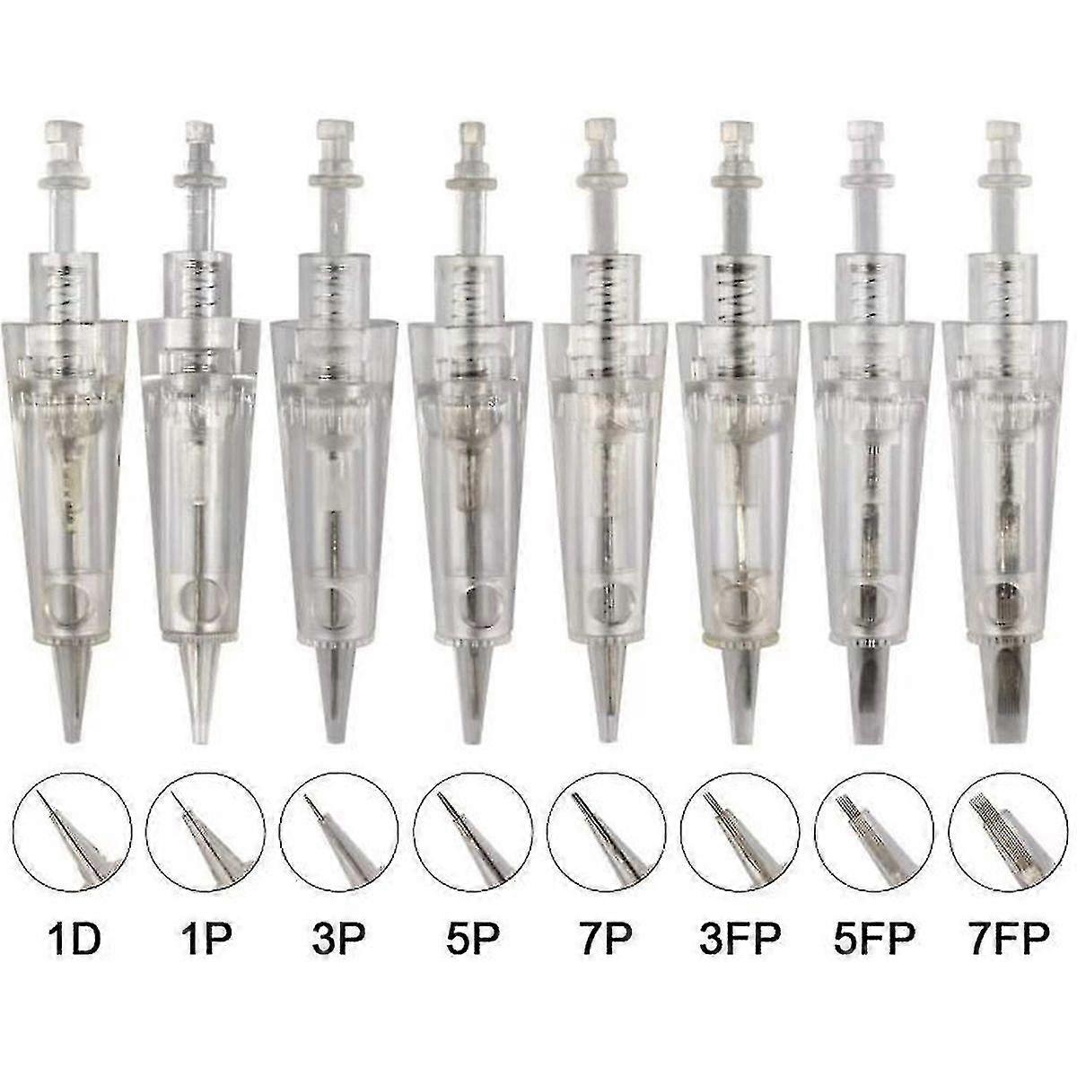 Disposable Needlestattoo Needlespermanentmakeupneedlesavailable Sizesd1p,1p,3p,5p,7p,3fp,5fp,7fb