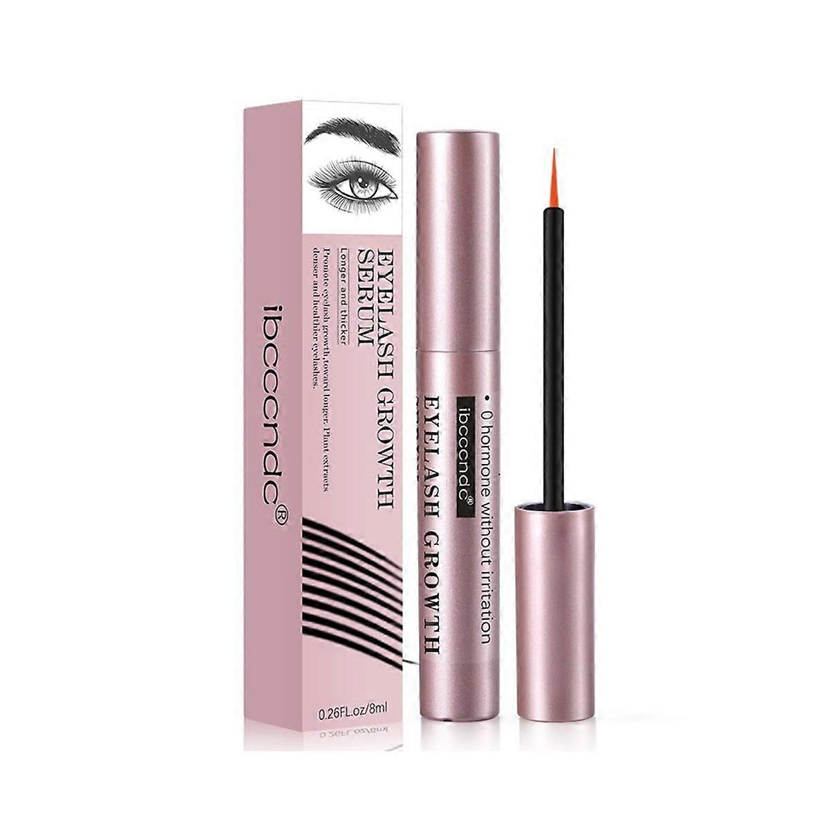 8Ml Eyelash Growth Serum Natural Eyelash Enhancer Liquid Eyelashes Lengthening Essence Thicker Stronger Curler
