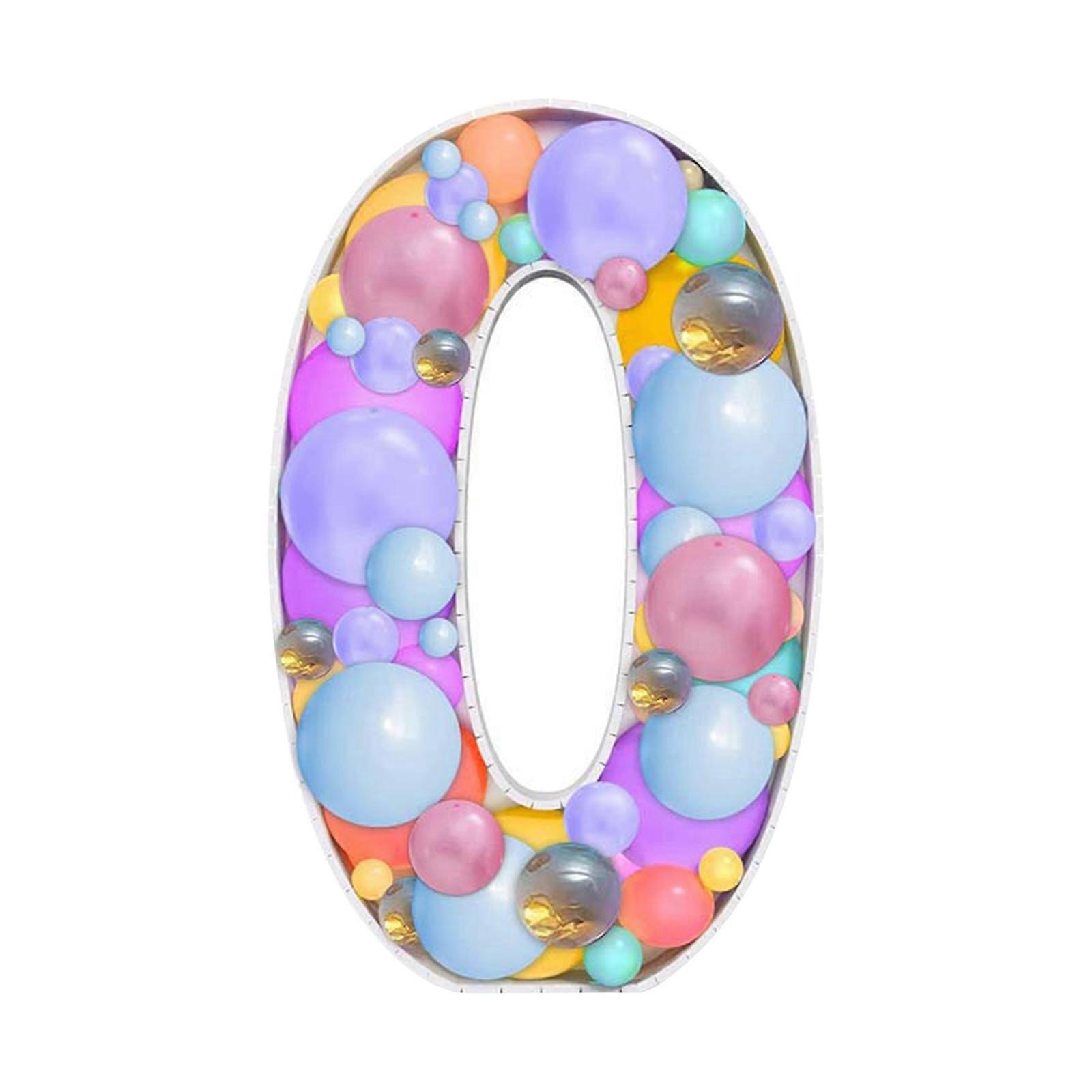 Balloon Frame Big Marquee Light Alphanumeric Birthday Party and Party