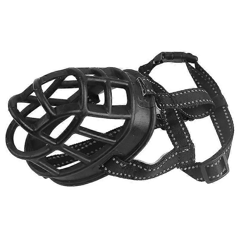Dog Muzzle Prevent Biting Chewing And Barking Allows Drinking And Panting