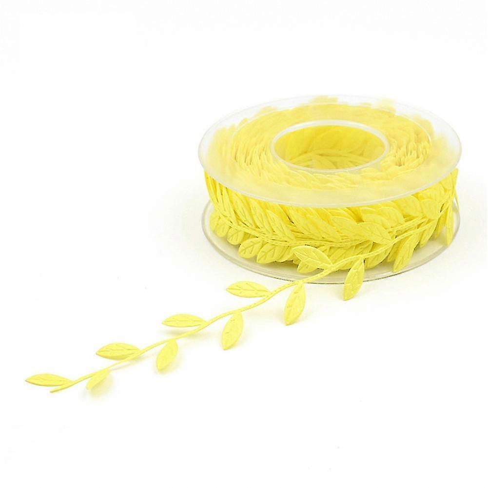 15m Leaves Ribbon Scrapbook Diy New Year Christmas Crafts Gift Wrapping Decor