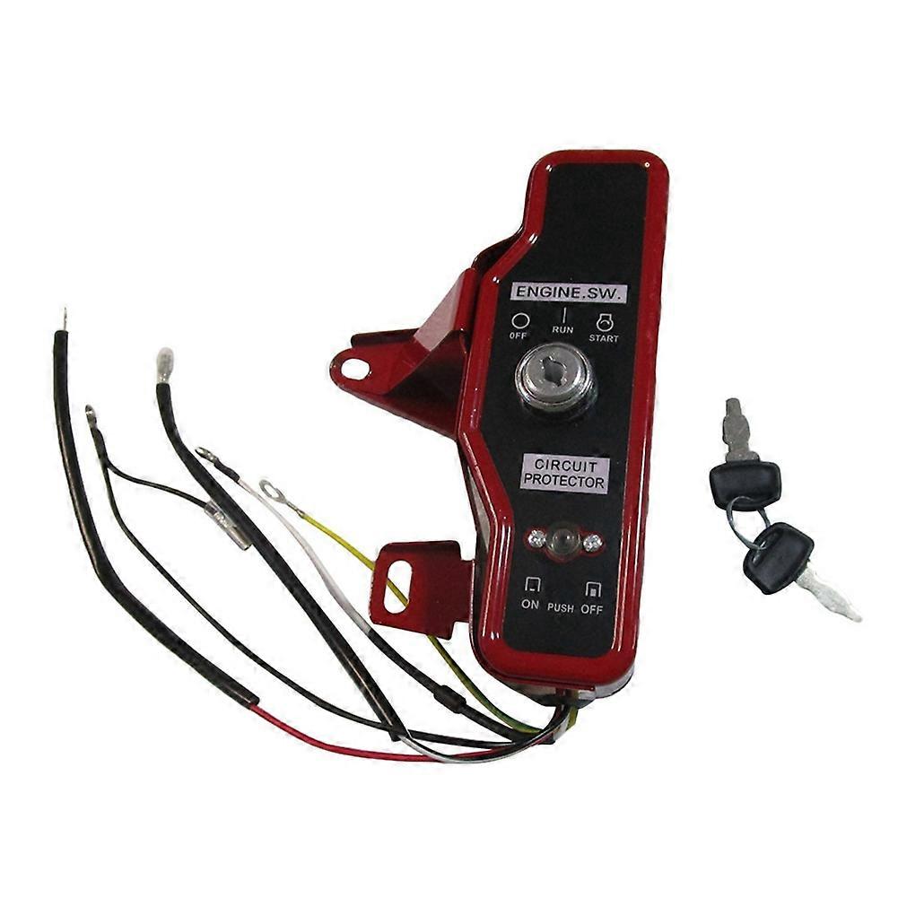 Gasoline Engine Water Pump F Electric Start Key Control Switch Control Box 168F/170F Tillage Engineering Machine Engine