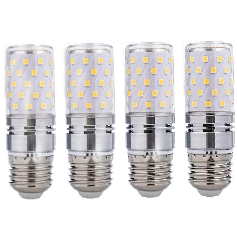 E14 Led Corn Bulbs, 4 Pcs E14 Led /E27 LedLight Bulbs 12w Equivalent To 100w Halogen Bulbs,Edison Light Cool White Bright Ac 265v Led Bulb