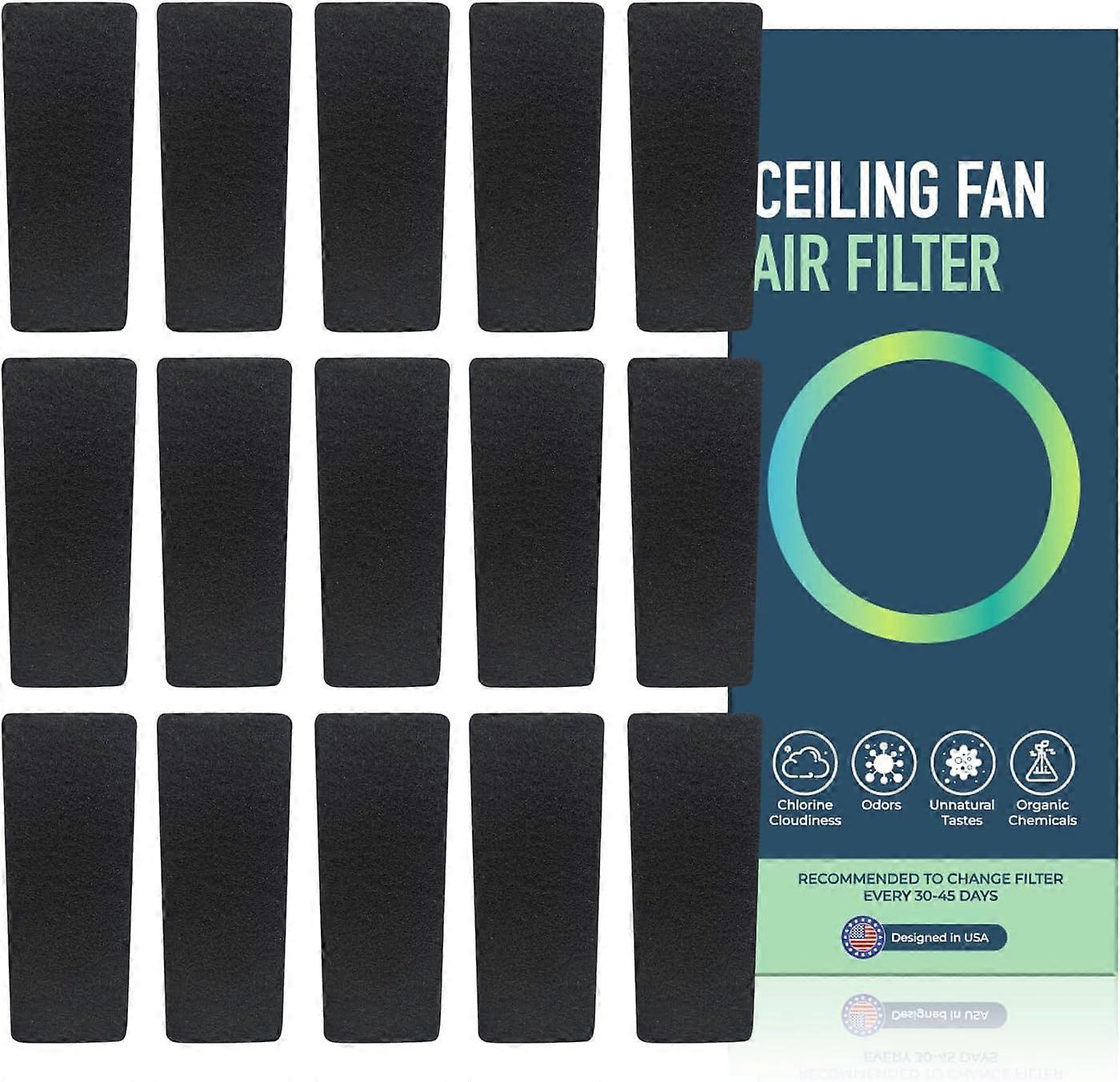 Ceiling Fan Air Filter - Activated Charcoal Ceiling Fan Filters for Pets - Ceiling Fan Blades Shape