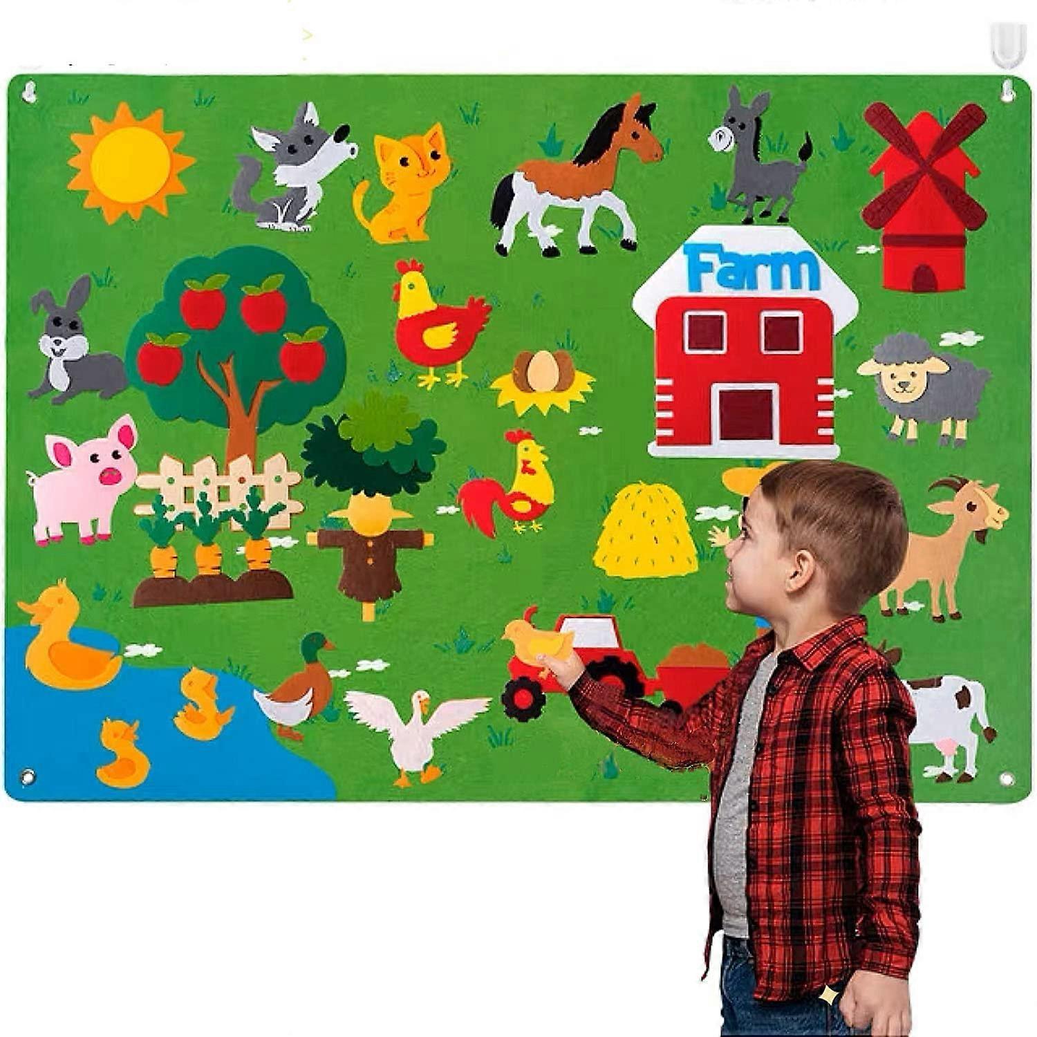 Farm Animals Felt Story Board Set