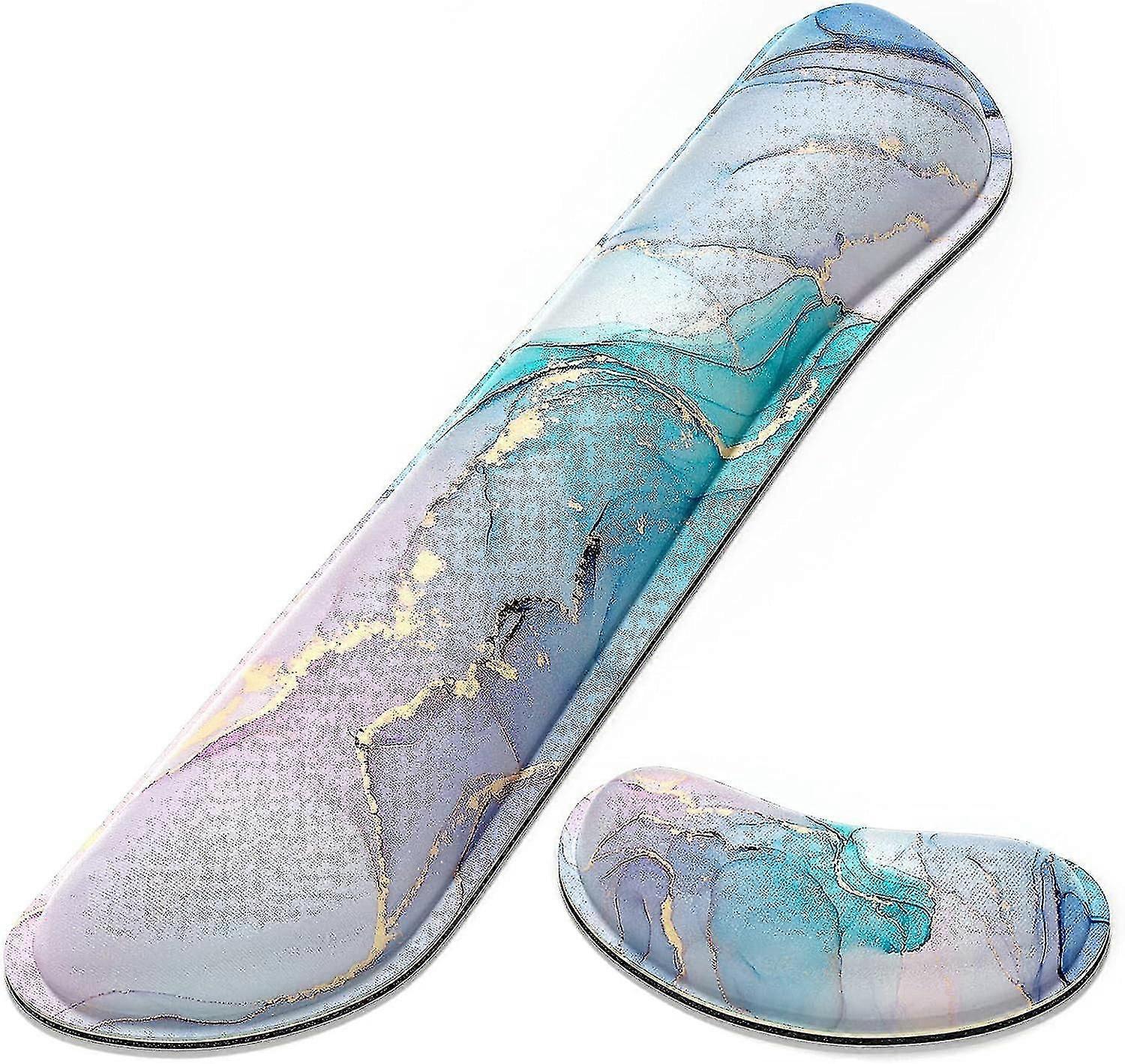 Enlarge Keyboard Wrist Rest Pad memory Foam Set Cushion Support For Easy Typing & Pain Relief mouse