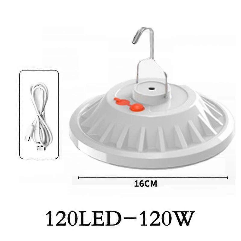 30/60/120 Watts LED Camping Light USB Rechargeable Bulb For Outdoor Tent Lamp Portable Lanterns Emergency Lights For BBQ Hiking