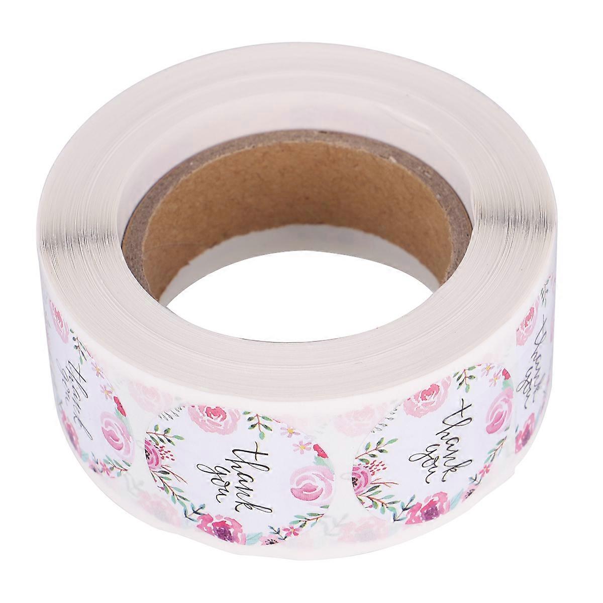 Autocolante rotunde Tratamente de nuntă Autocolant Vă mulțumim Etichetă de sigilare Etichete rotunde Autocolant Proprietari de afaceri mici Autocolant