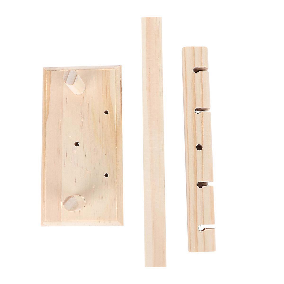 Creative Solid Wood Headset Display Stand Earplug Tidying Rack Multifunction Display Rack