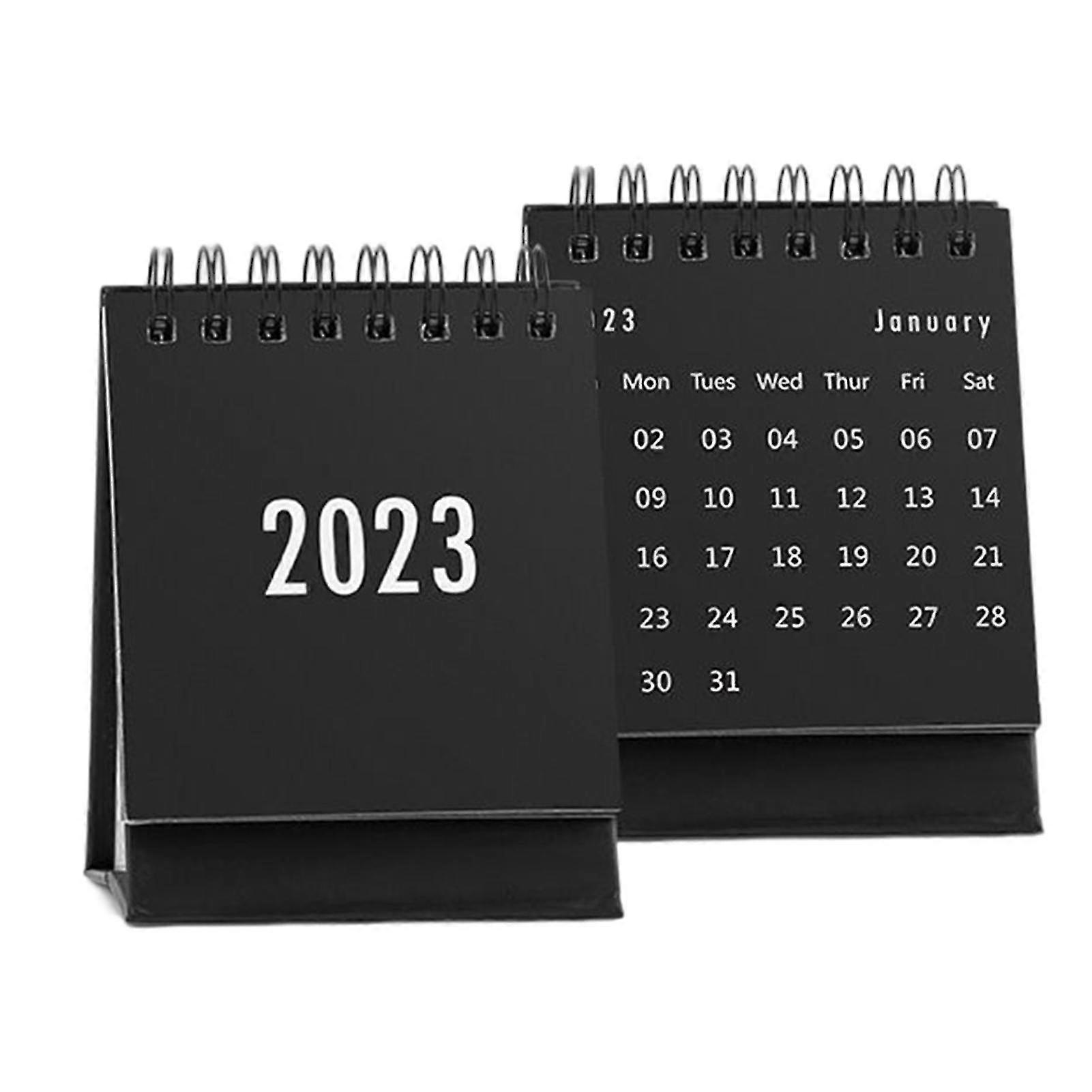 2023 Creative Simple Morandi Mini Desk Calendar Desktop Plan Calendar Work Schedule Large Wall