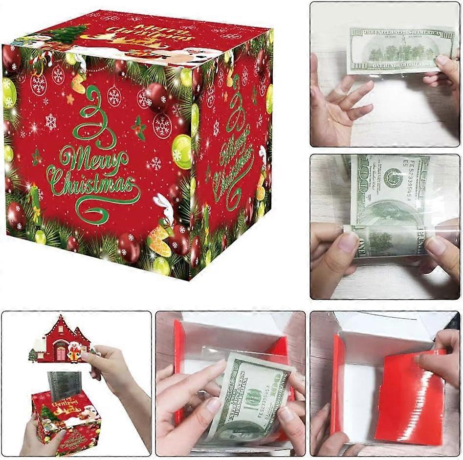 Weihnachtsgeldumschlag Mit 10 Fächern - Festlicher Geldhalter Für Geschenke