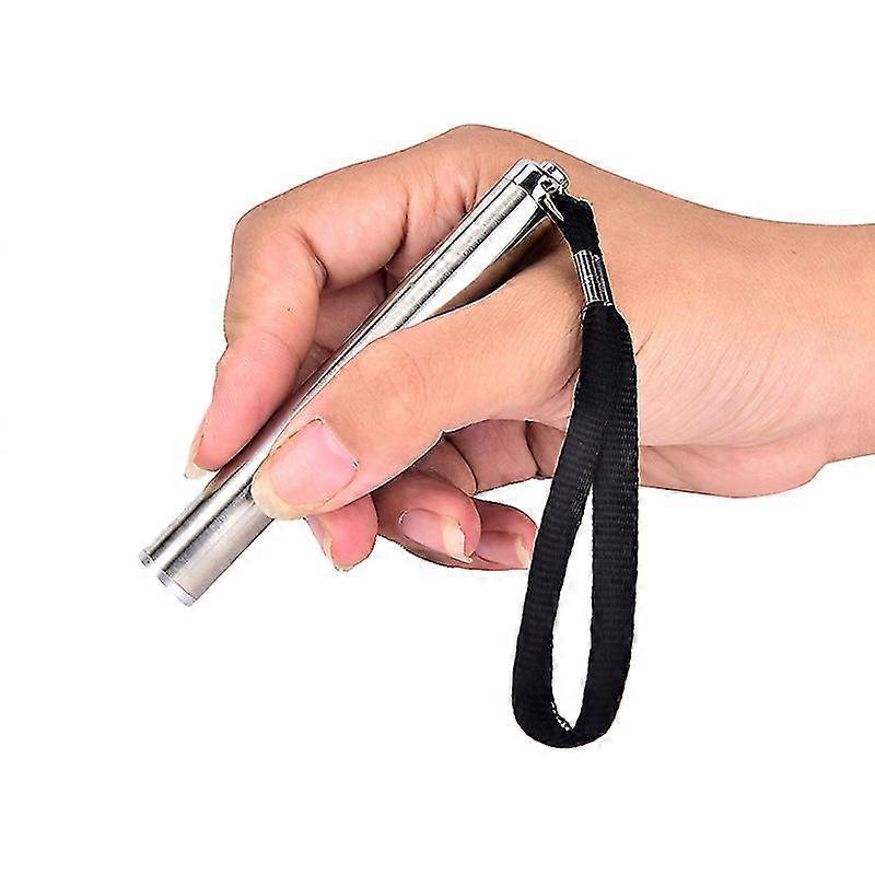 Battery Led Flashlight Powerful Mini Led Torch Pen Design Metal