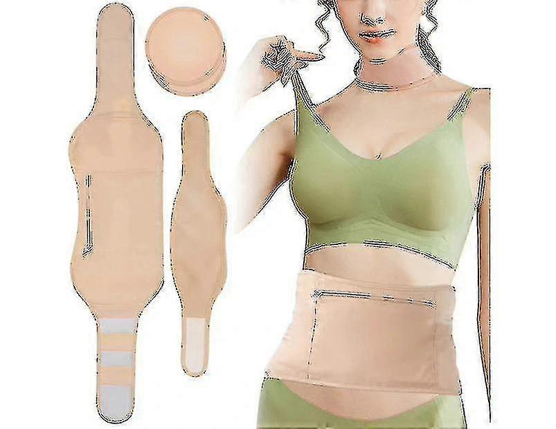 4 Pieces Castor Oil Wrap Pack Kit Reusable Compress Castor Oil Wrap For Waist Breast And Neck