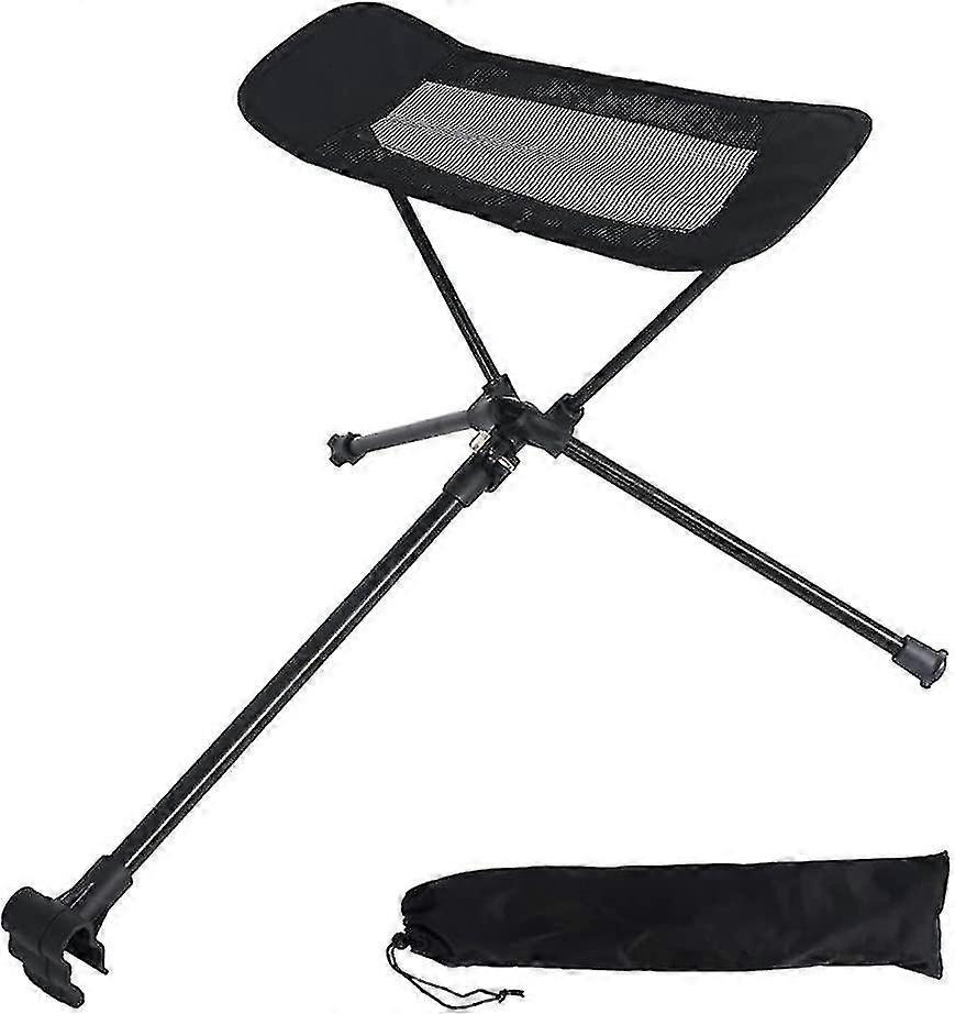 Portable Folding Retractable Footrest Leg Rest Camping Chair Kit