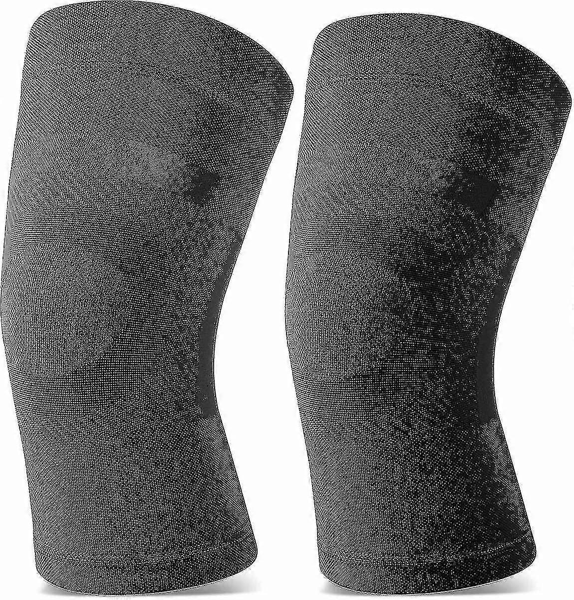 Knee Sleeves. Pair. Could Be Worn Under Pants. Lightweight Knee Compression