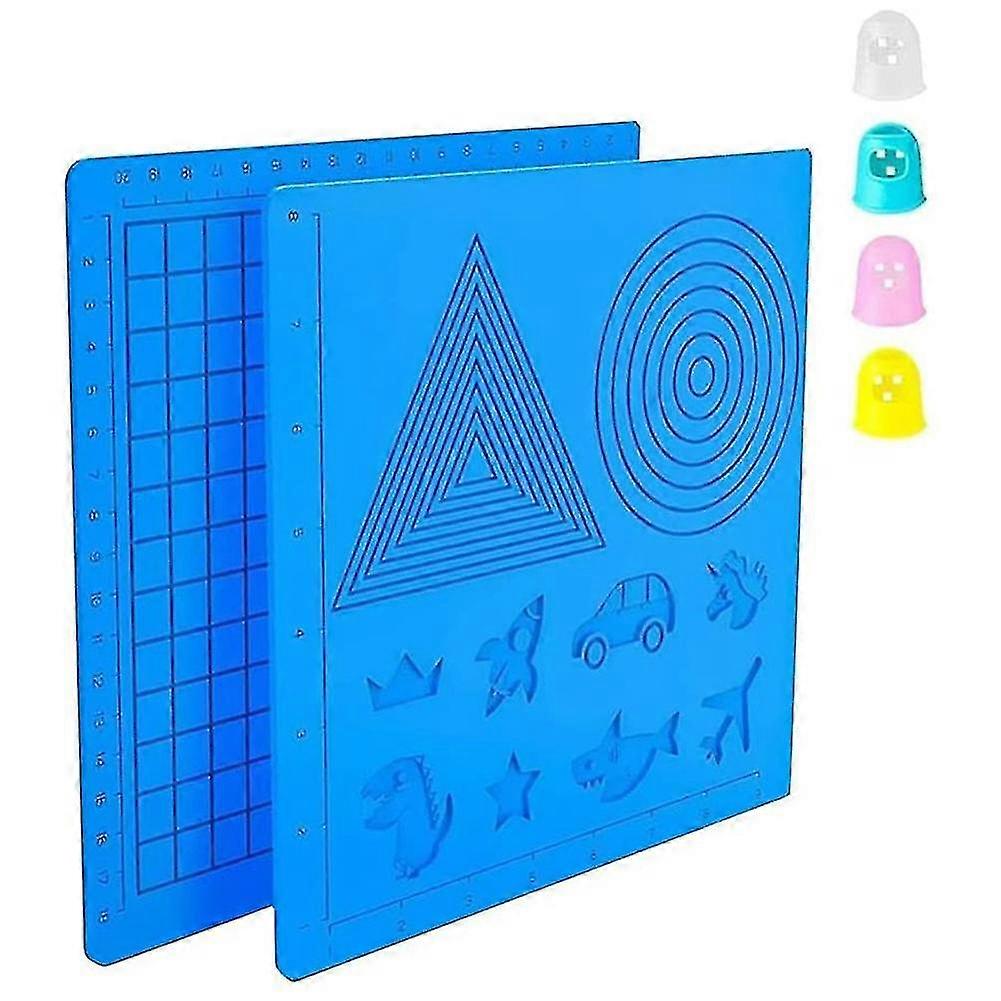 2 Pack 3d Pen Pad Silicone Pad With Pattern 3d Pen Drawing Accessories