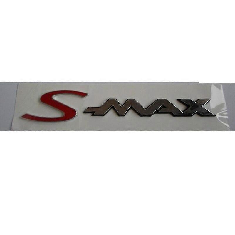 " S-MAX " Chrome ABS Car Trunk Rear Number Letters Badge Emblem Decal Sticker for Ford S MAX