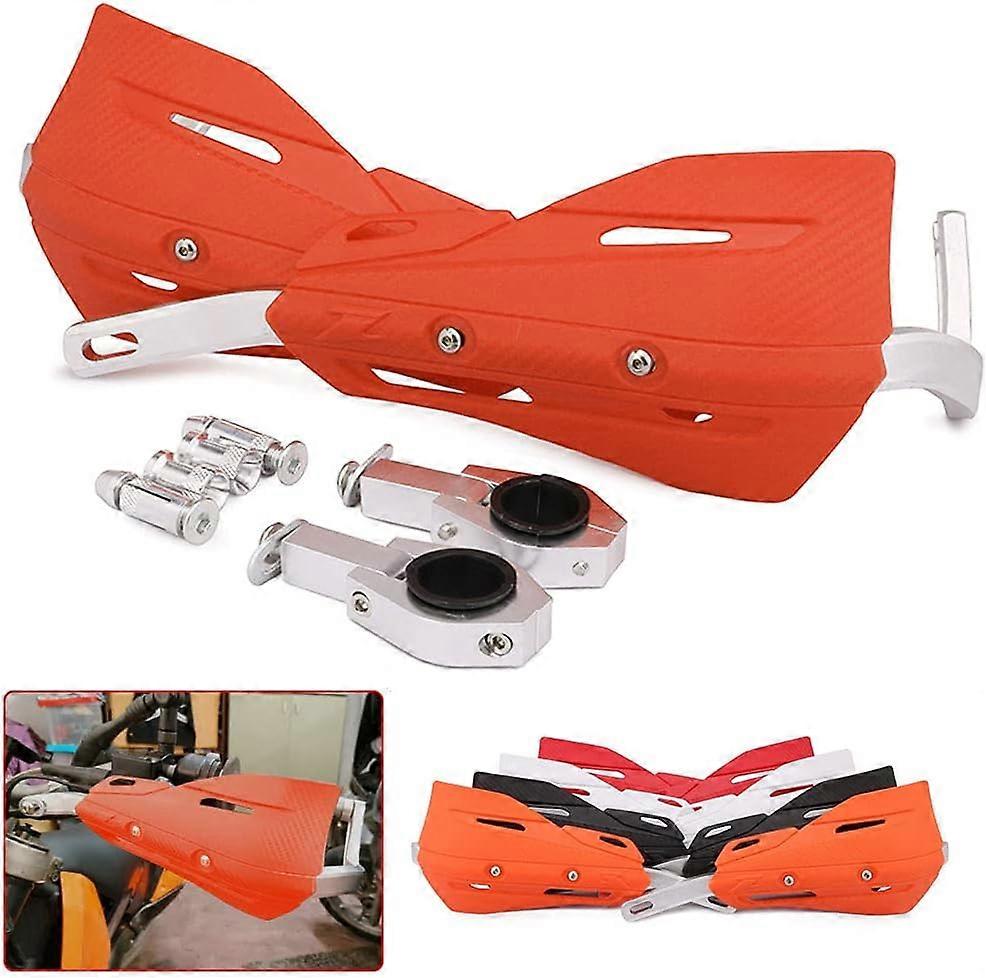 Protège-mains universelsConvient pour voiture de guidon de 7/8 pouce 22 mm - Orange