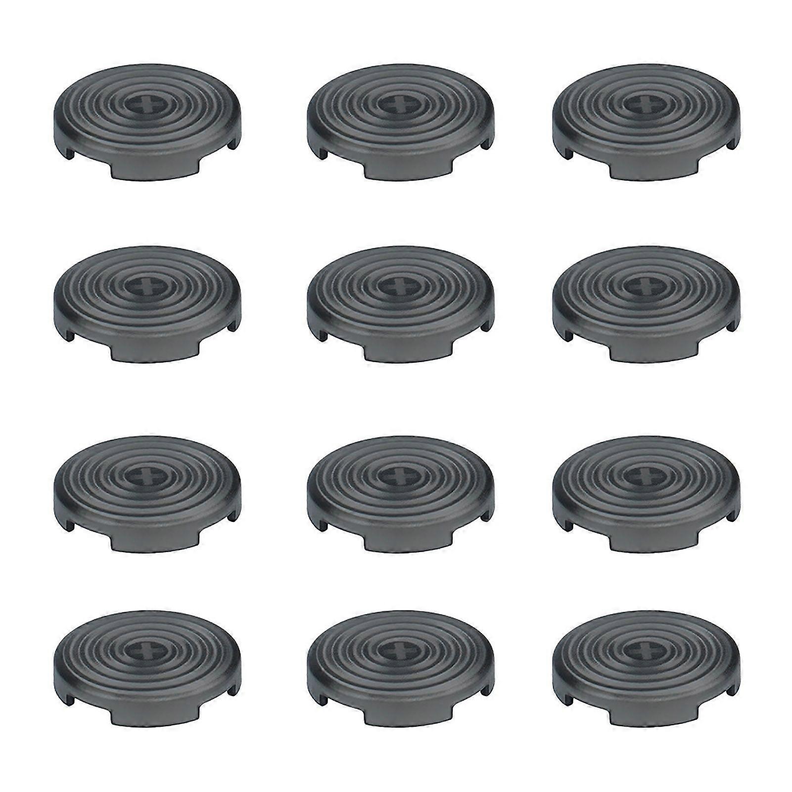 12Pcs 25.3mm Arcade Fighting Keyboard Axis Button Cover Mechanical Shaft Transparent Frosted Keycaps Colored Keyboard Hats