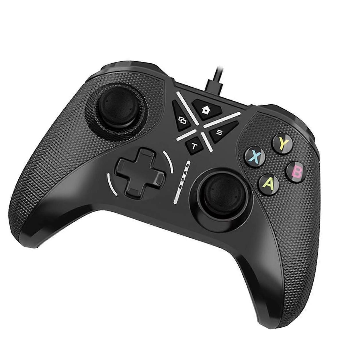 Wired Game Controller with Hall Triggers Joysticks and Turbo Function for /X, One, and PC
