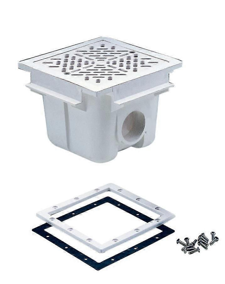 Quadratische Bodenabläufe