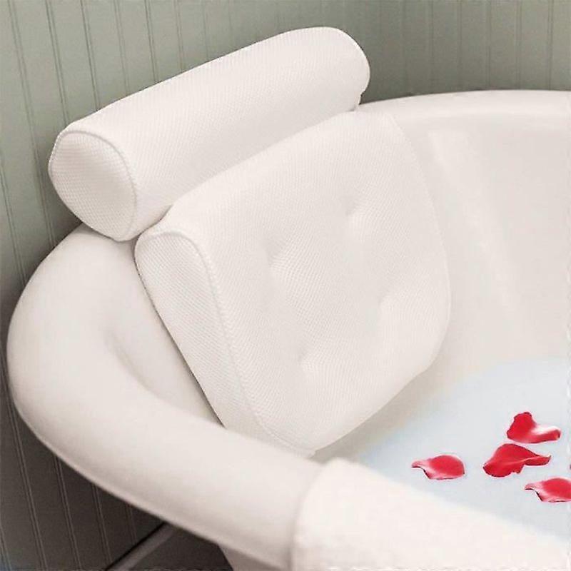 TEMPSA 3D SPA Bath Cushion Antibacterial Mesh WHITE