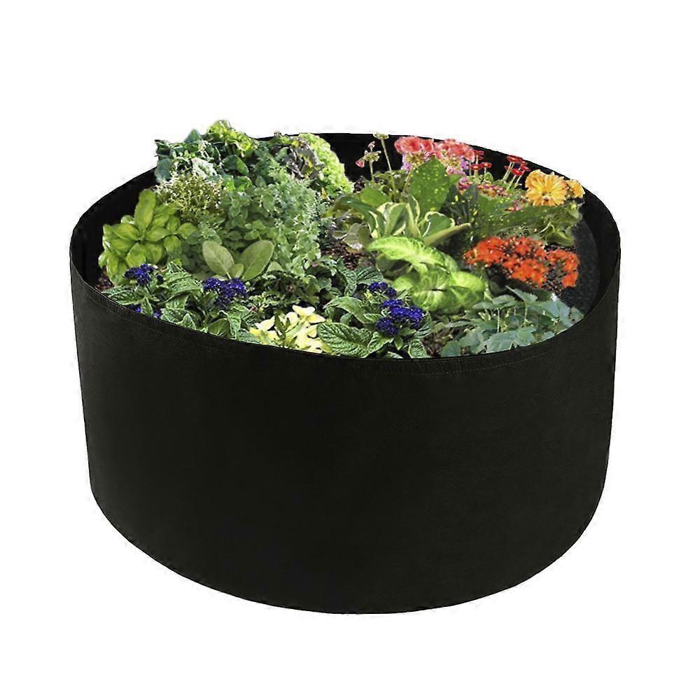 Stor 100-gallon sort filtdyrkningspose - ideel til ethvert havearbejde