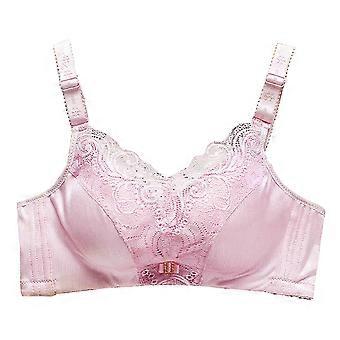 Sexy Vrouwen Lady Lace Draadloze Beha Verzamelen Aanpassing Beha (Licht Paars 34/75)