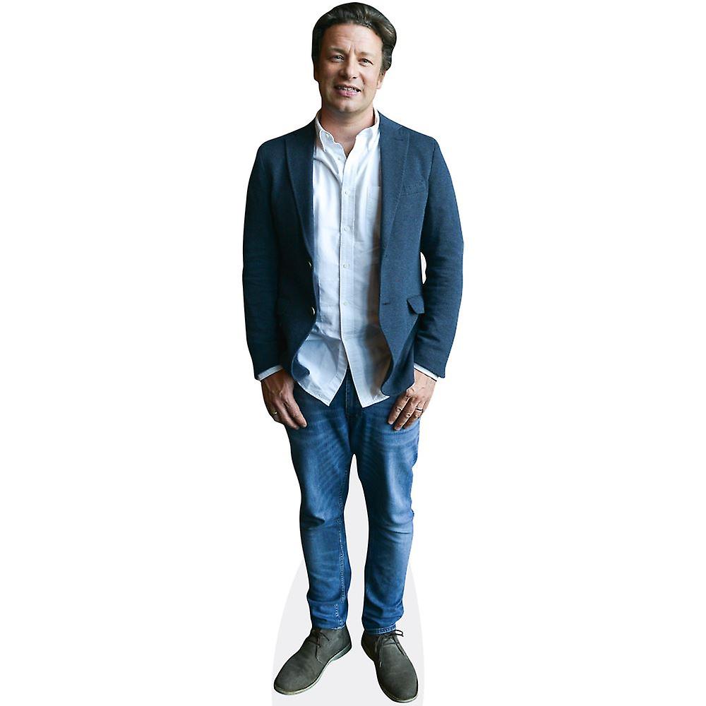 Jamie Oliver (Smart) Cardboard Cutout (lifesize OR mini size). Standee. Stand Up.