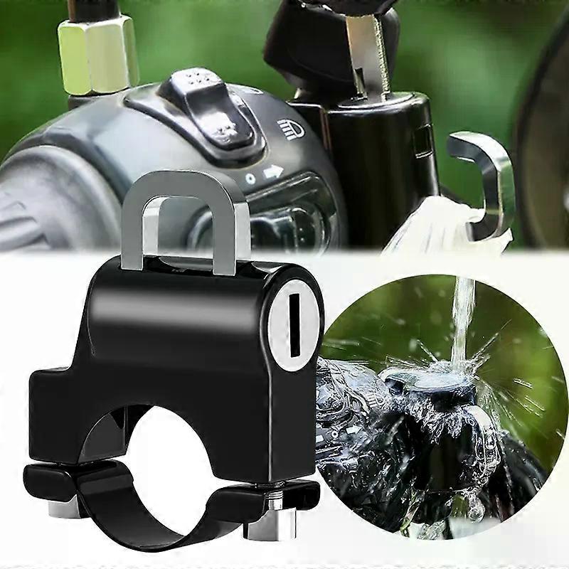 Anti-theft Helmet Lock Handlebar Mount Motorcycle Electric Motorbike Universal Security Metal Lock Universal Moto Accessories