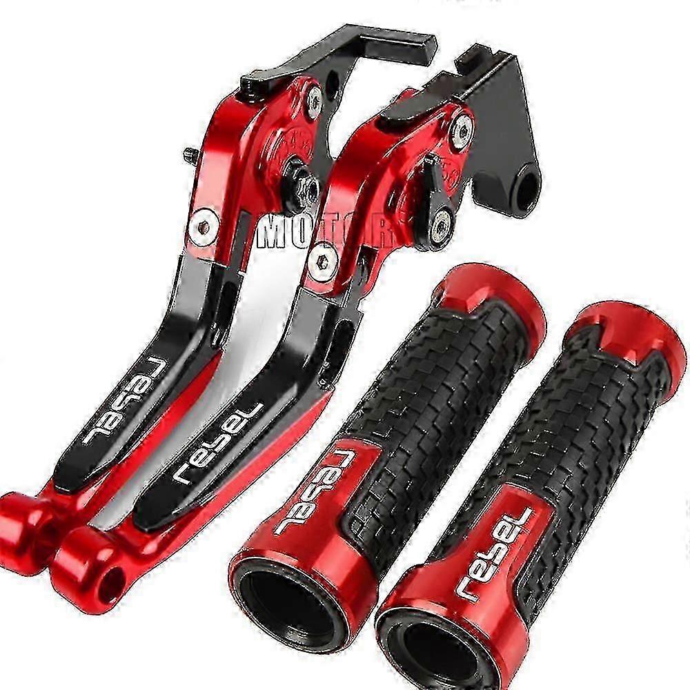 Unique Motorcycle Parts Brake Clutch Lever Handlebar Knobs Compatible With Honda Rebelcmx250c 1996-2011 2010 1999 1998 Handle Bar End Hand Grips