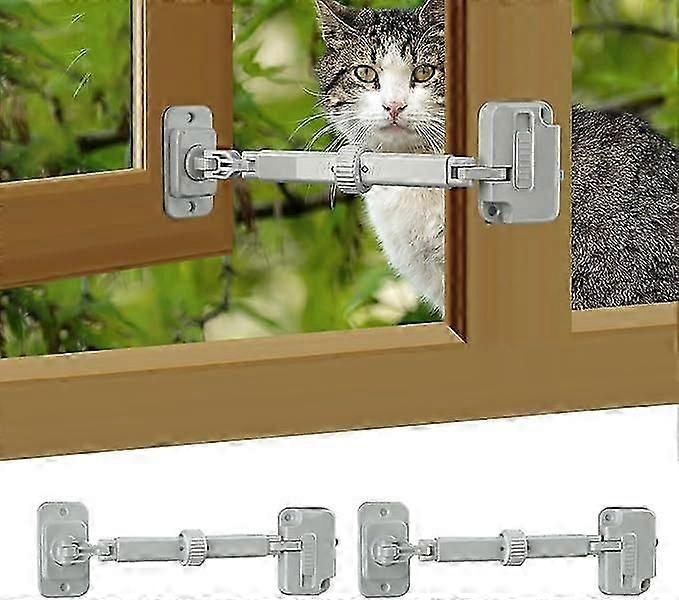 Child Proof Window Restrictor, Adjustable Baby Safety Window Lock, Window Safety Locks for Toddlers & Pets, Easy to Install suitable for door, washing