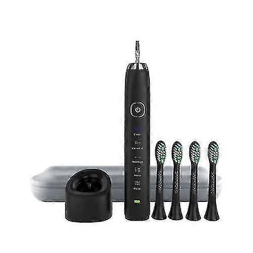 Toothbrushes sonic electric toothbrush ultrasonic black