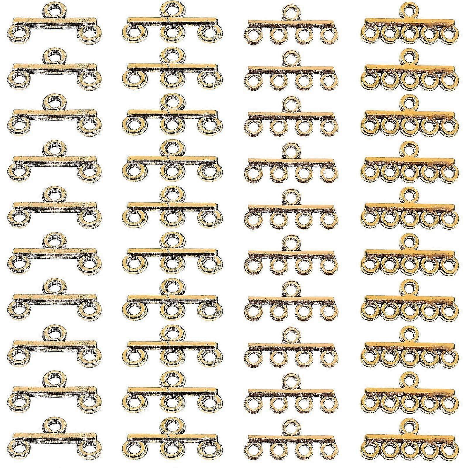 40pcs Necklace Bracelet Alloy Clasps Chain Connectors DIY Jewelry Making Clasps