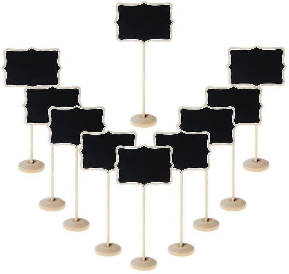 20 kusů Mini tabule, malá krajková tabule se stojanem