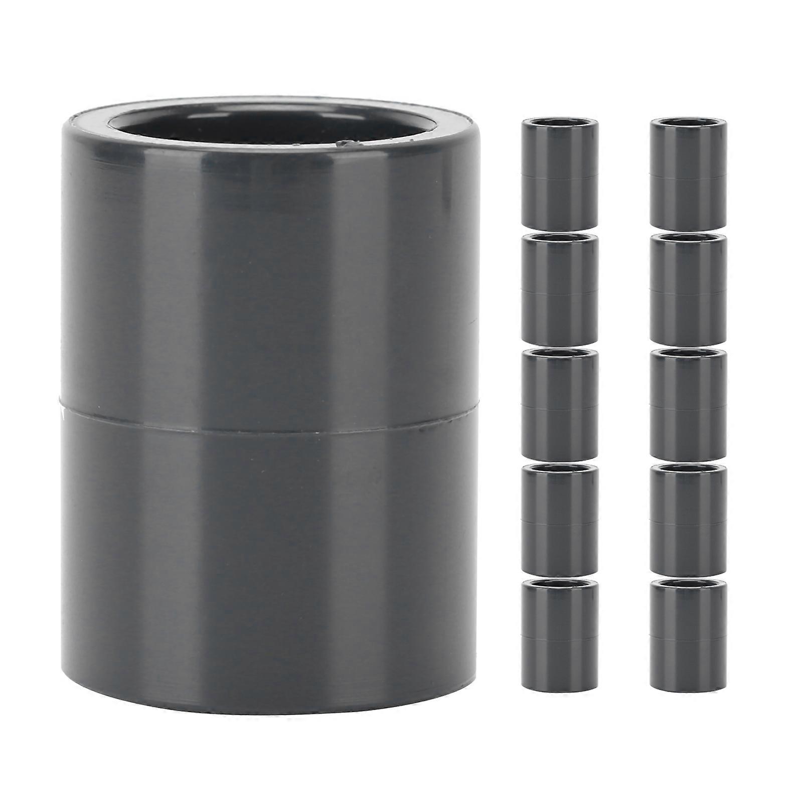 PVC Straight Connector Pipe Coupling Socket Water Tube Fittings Fish Tank Accessory10Pcs 20mm