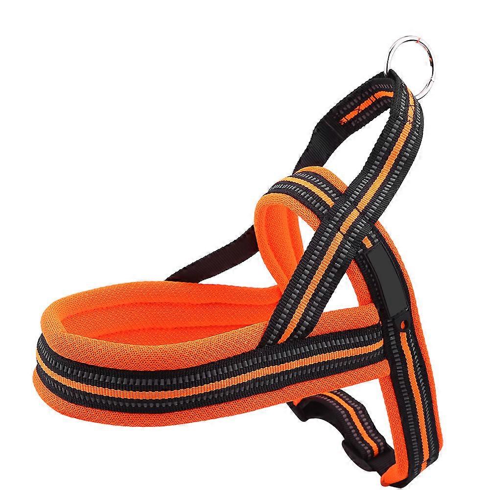 Adjustable Nylon Reflective Pet Dog Walking Strap Harness