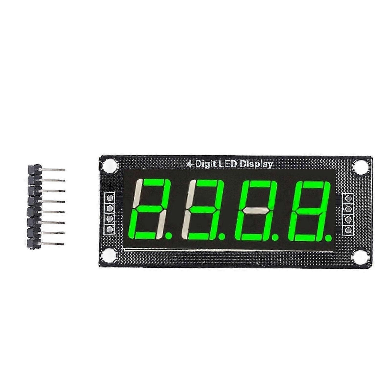 4 stks LED-segment digitale displaymodule 4 bits 7 segmenten PCB-klokmodule 0,56 inch MRA172D groen