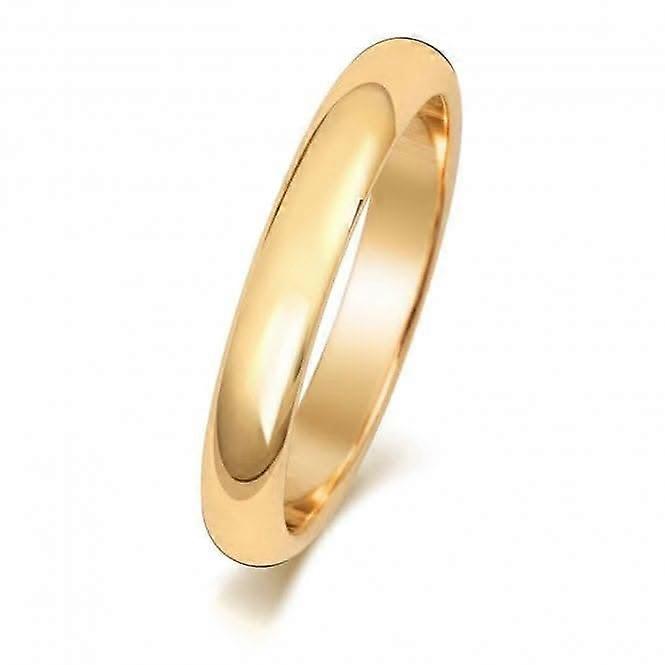 Wedding Band 18K D Shape 3mm-1.7 Wedding Ring WQ103H/I