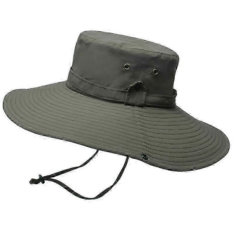 Men's Large Brim Sun Hat, Mountaineering Quick-drying Waterproof Hat