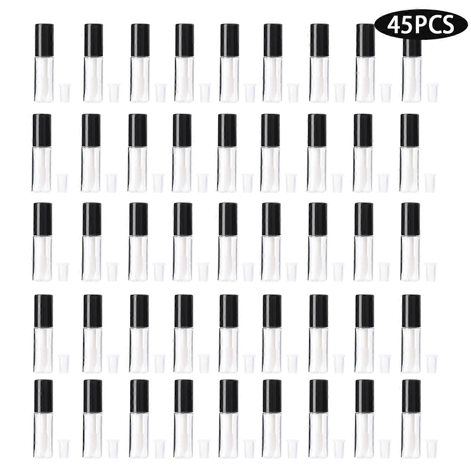 45pcs 1.2ml Empty Lip Gloss Tubes DIY Small Lipstick Tube Container Empty Bottles