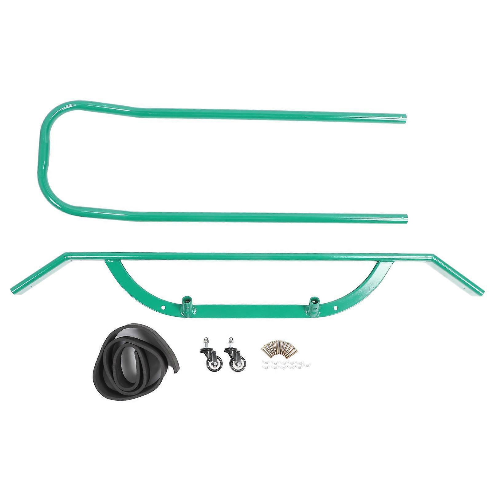 Raclette de nettoyage de sol en alliage d'aluminium pour terrain de sport, intérieur et extérieur, pour terrain de basket-ball, de tennis, verte