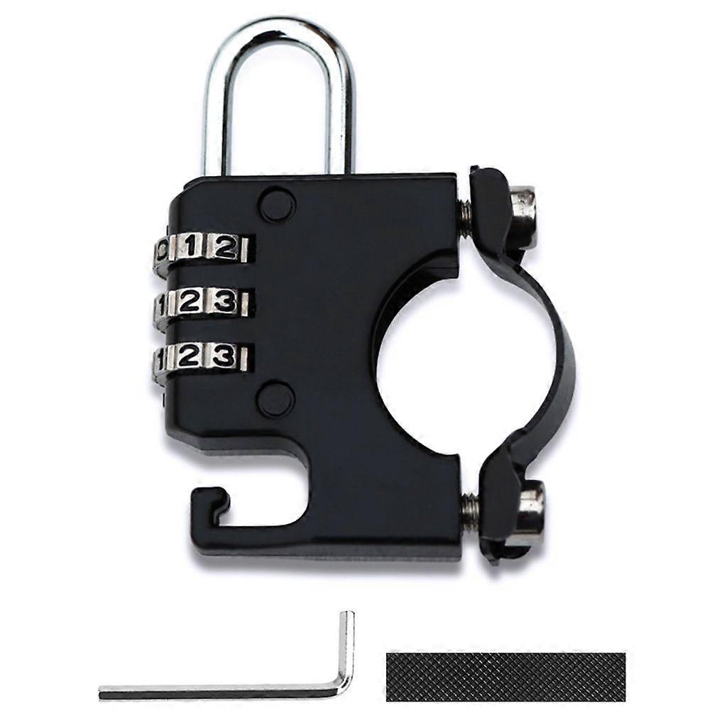 Motorcycle Helmets Lock Bicycles Handlebar Lock Safe Fixed Hook Lock AntiTheft