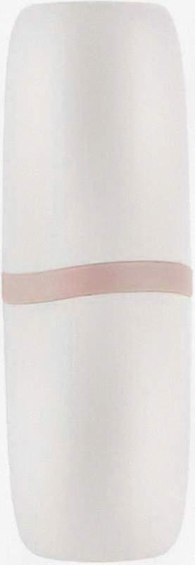 Portable Capsule-shaped Travel Toothbrush Holder with Toothpaste Container