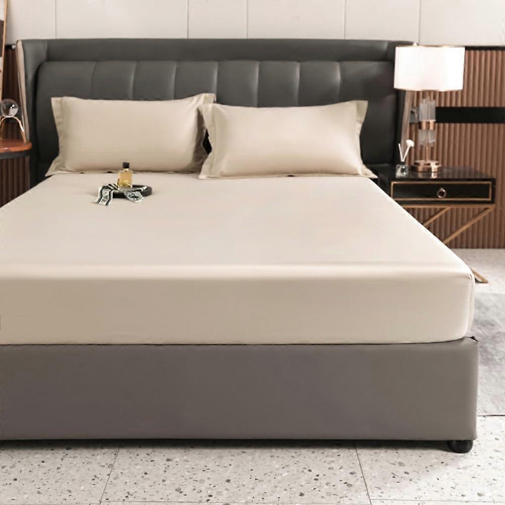 Soft Smooth Fitted Shaggy Elastic All-Inclusive Fixed Non-Slip Bed Sheets for Single Double King-Size Beds