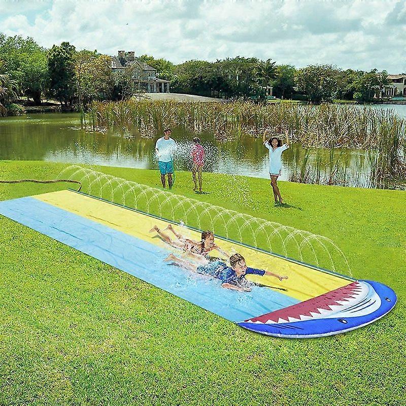 PVC Water Spray Shark Slide Without Surfboard Without Surfboard
