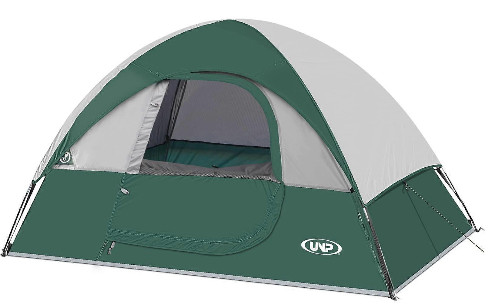 Camping Tent for 4 People - Waterproof Windproof Raid Dome Tent for Camping, Hiking, Outdoor Recreation