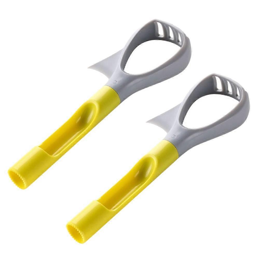 2pcs Multifunction 5 in 1 Avocado Tool Cutter Masher Avocado Slicer Pitter Peeler Apple Corer