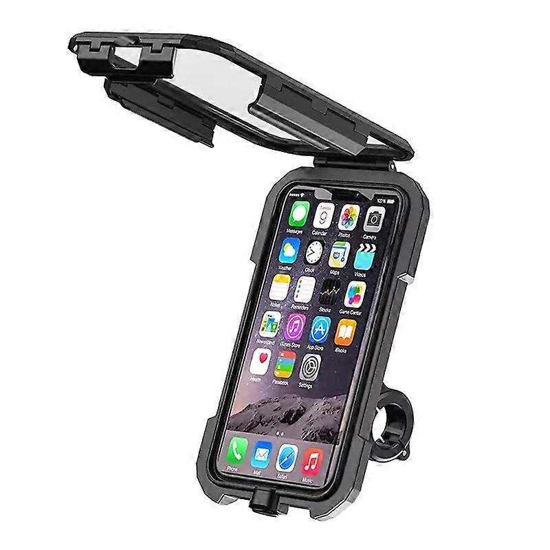 Kewig M18S-A1 Motorcycle / Bicycle Handlebar Wireless Charging Waterproof Box Mobile Phone Holder
