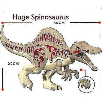 Jurassic Dinosaur World Huge Spinosaurus Building Blocks Animal Toys Figures Kids Christmas Birthday Gifts_c